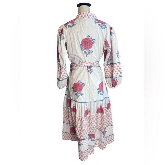 Tuckernuck Sue Sartor Exclusive Rosy Marigold Flounce Dress size medium, NWT - Picture 2 of 10